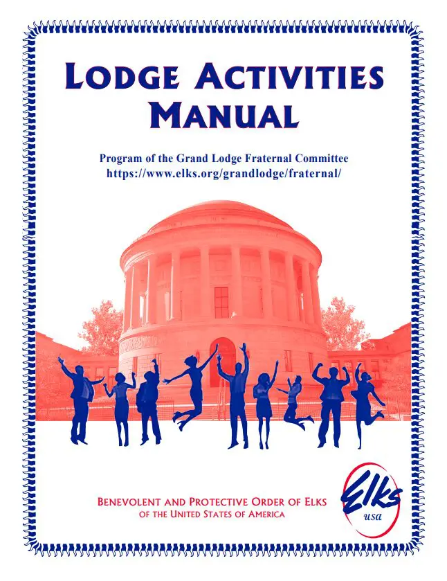 Lodge Activities Manual cover